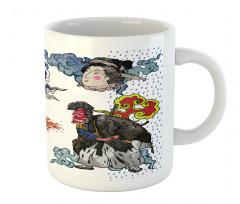 Manga Style Dragon Mug