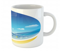 Tropic Cartoon Sea Mug