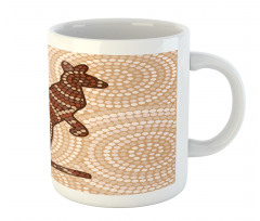 Kangaroo with Dots Mug