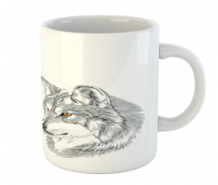 Sketchy Portraits Wildlife Mug