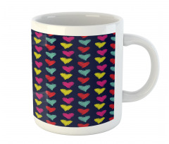 Hearts Love Happy Mug