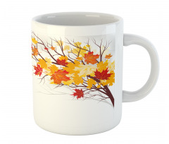 Cartoon Maple Autumn Tree Mug