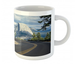 Mountain Road Landscape Mug