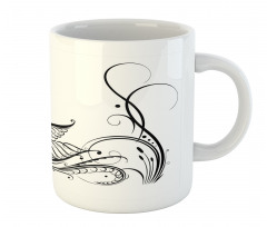 Black Swan in River Mug