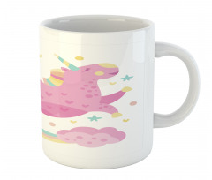 Unicorn with Star Rainbow Mug