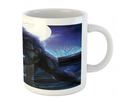 Surreal Werewolf Eyes Mug