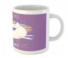 Purple Kids Rainbow Mug