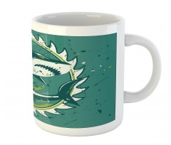 Shark Hunter Marine Art Mug