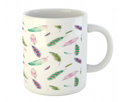 Pastel Colored Feathers Mug