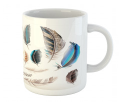 Bird Body Feathers Set Mug