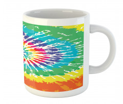 Rainbow Tie Dye Effect Mug