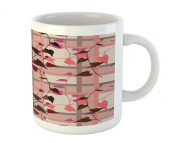 Heart Swirling Leaves Mug