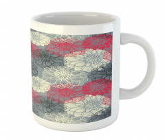 Hand Drawn Floral Art Mug