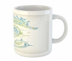 Greek Seahorse Mythological Mug