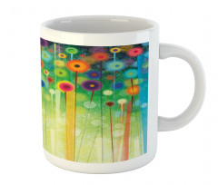 Abstract Art Dandelion Mug
