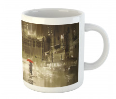 Romantic View Rainy Day Mug