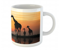 Giraffe in Wild Forest Mug