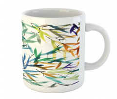 Bamboo Leaves Asian Mug