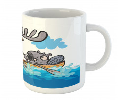 Native Animals Cartoon Mug