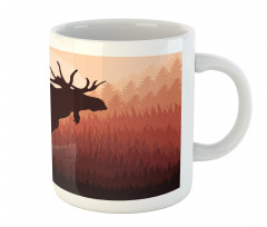 Forest Antlers Wild Deer Mug