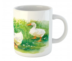 Goose Farm Lake Plants Mug