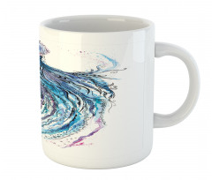 Aqua Colors Creative Mug