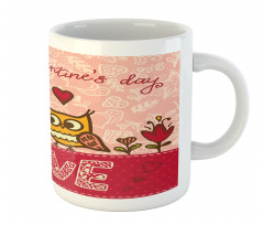 Owls Love Heart Mug