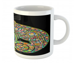 Chameleon Embelished Mug