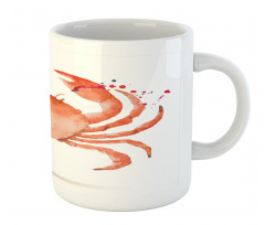 Sea Animals Theme Crabs Mug