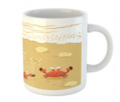 Card with Crabs Sea Mug