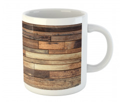 Brown Rustic Floor Look Mug