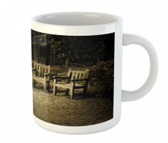 Small Wooden Rustic Chairs Mug