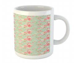 Retro Spring Blossoms Mug