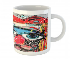 Grafitti Sketchy Paint Mug