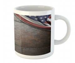 USA Iron Armor Plaque Mug