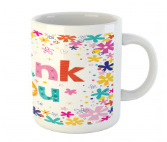 Words with Blossoms Mug