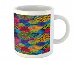 Geometric Sketchy Forms Mug