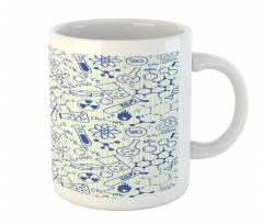 Geometry Chemistry Theme Mug