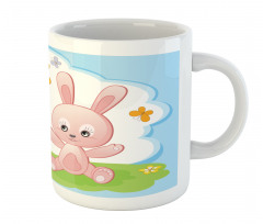 Rabbit in Garden Mug