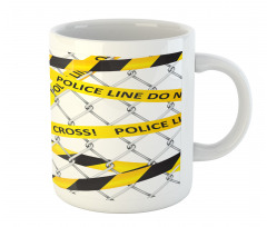 Crime Scene Bands Mug