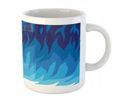 Abstract Gas Flame Fire Mug