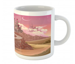 Hill Sunset Castle Mug