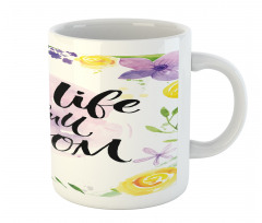 Floral Violets Bloom Mug