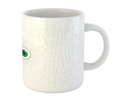 Eye Form Digital Picture Mug