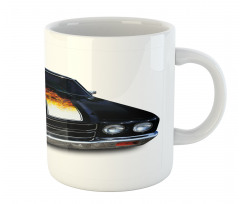 Vintage Retro Car Flame Mug