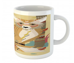 Fluffy Fox in the Forest Mug