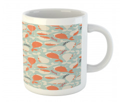 Ocean Animal Whales Mug