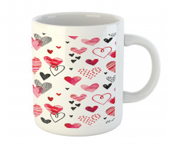 Various Heart Shapes Mug