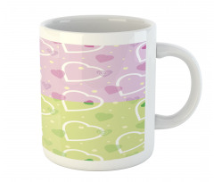 Hearts Dots Colorful Mug