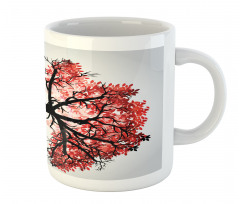 Human Lung Floral Healthy Mug